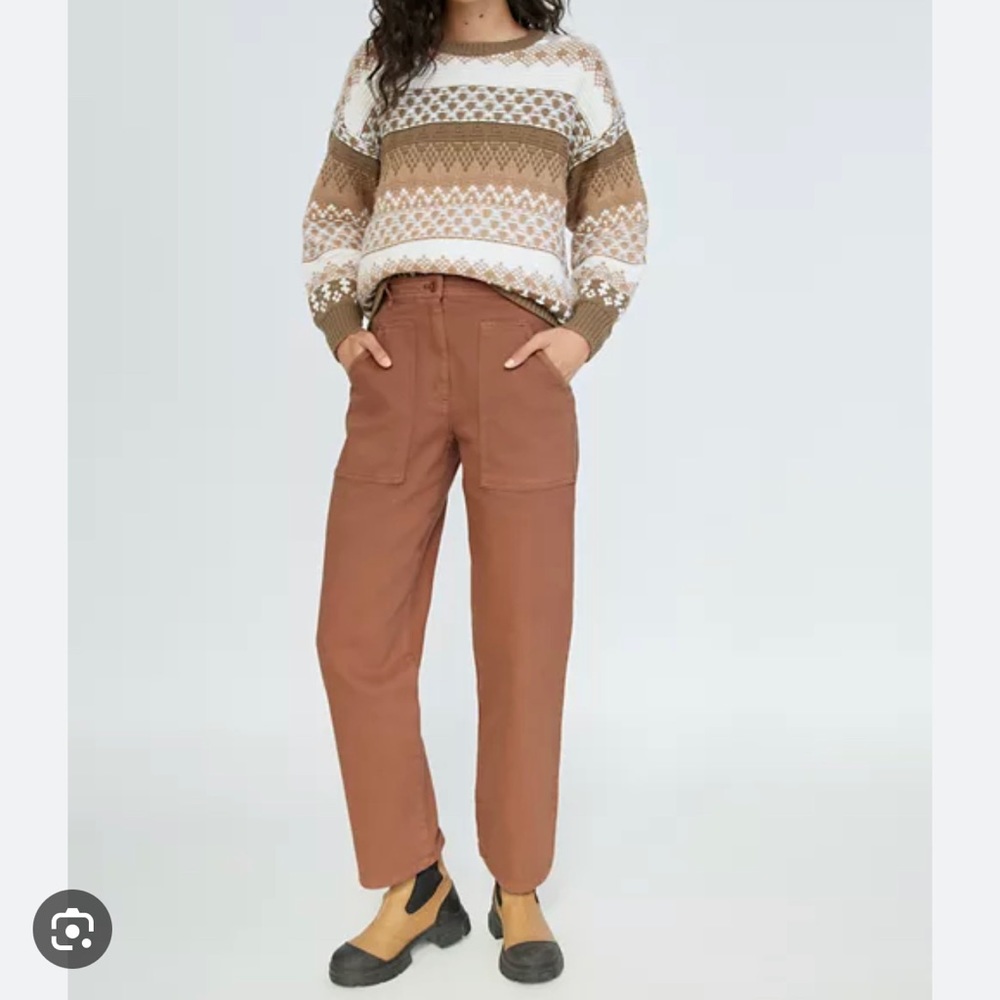Wilfred free Aritzia brown modern utility cargo pants